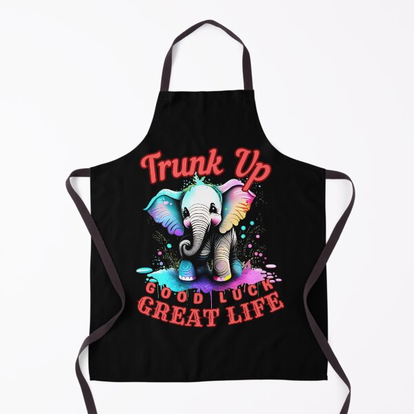 Item preview, Trunk Up, Good Luck, Great Life. happy elephant designed and sold by ElephantVibes.