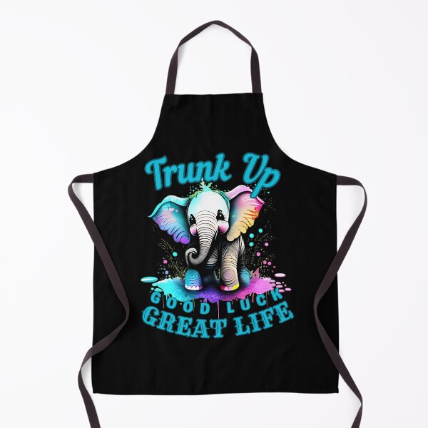 Item preview, Trunk Up, Good Luck, Great Life. adorable elephant designed and sold by ElephantVibes.