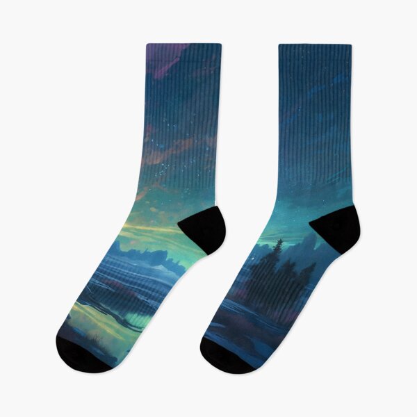 Item preview, Whispers of Aurora: The Tundra's Luminous Ballet designed and sold by oanaunciuleanu.