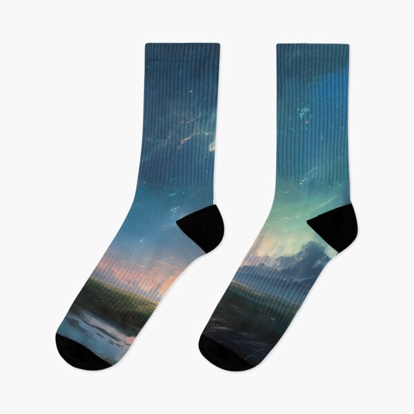 Item preview, Whispers of Aurora: The Tundra's Luminous Ballet designed and sold by oanaunciuleanu.