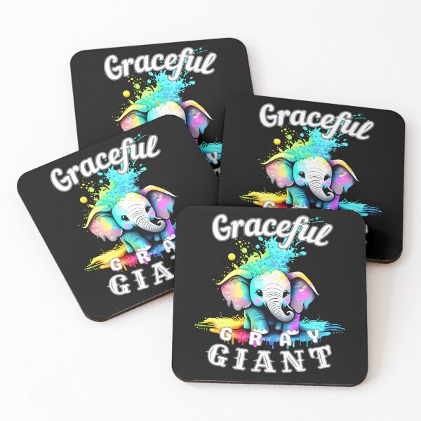 Item preview, Graceful Gray Giant designed and sold by ElephantVibes.