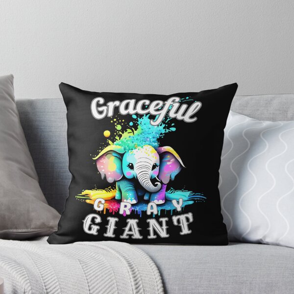 Item preview, Graceful Gray Giant designed and sold by ElephantVibes.