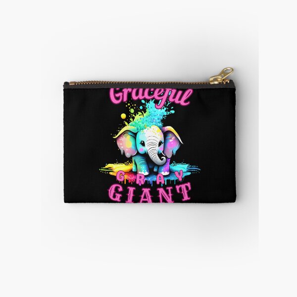 Item preview, Graceful Gray Giant. elephant head designed and sold by ElephantVibes.