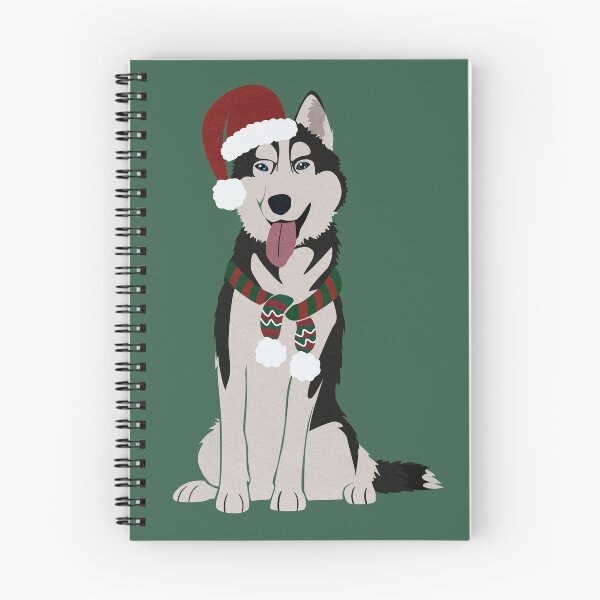 Item preview, Christmas Husky with Reindeer Antlers  designed and sold by reddogbuckeye.
