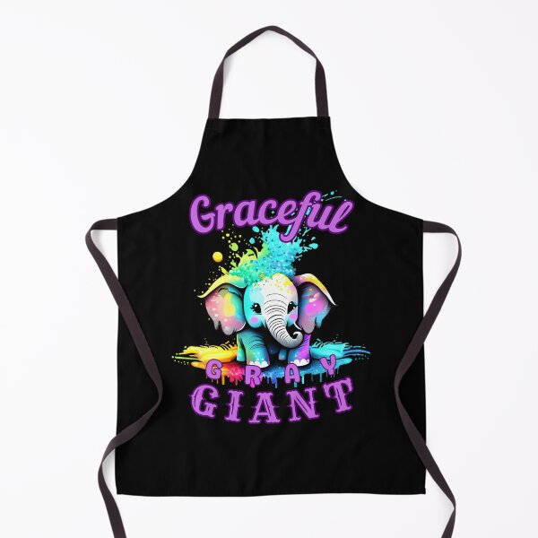 Item preview, Graceful Gray Giant. elephant face designed and sold by ElephantVibes.