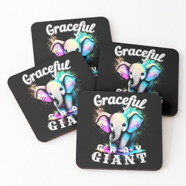 Item preview, Graceful Gray Giant. surreal elephant designed and sold by ElephantVibes.