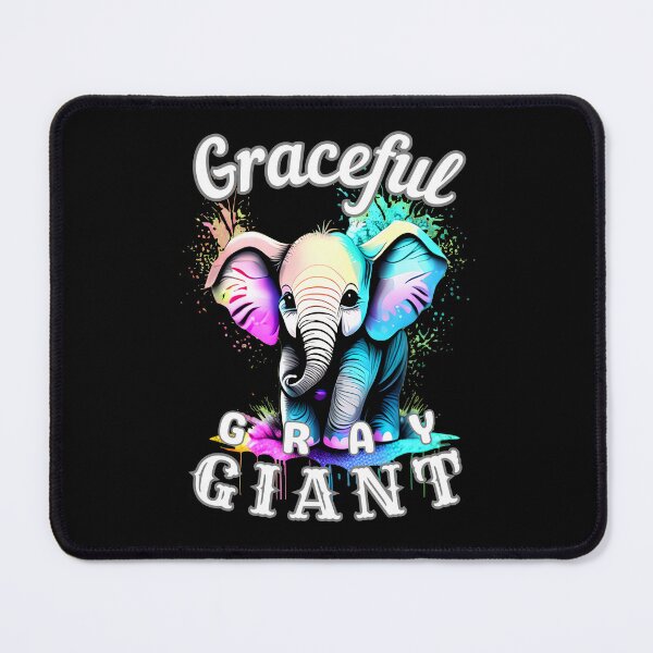 Item preview, Graceful Gray Giant. surreal elephant designed and sold by ElephantVibes.