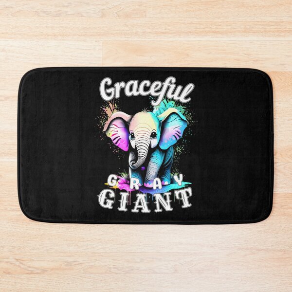 Item preview, Graceful Gray Giant. surreal elephant designed and sold by ElephantVibes.