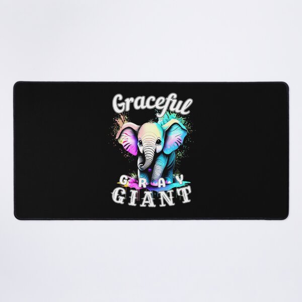 Item preview, Graceful Gray Giant. surreal elephant designed and sold by ElephantVibes.