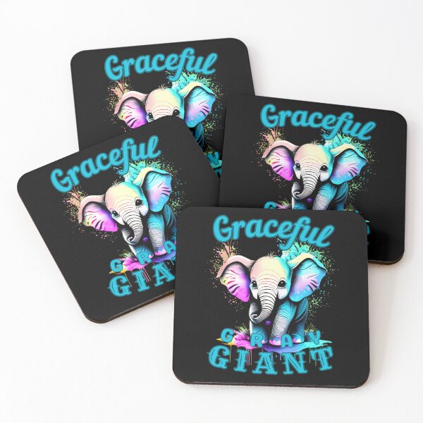 Item preview, Graceful Gray Giant. adorable elephant designed and sold by ElephantVibes.