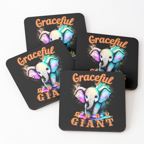 Item preview, Graceful Gray Giant. african elephant designed and sold by ElephantVibes.