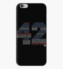 Hitchhiker's Guide 42 Quotes iPhone Case