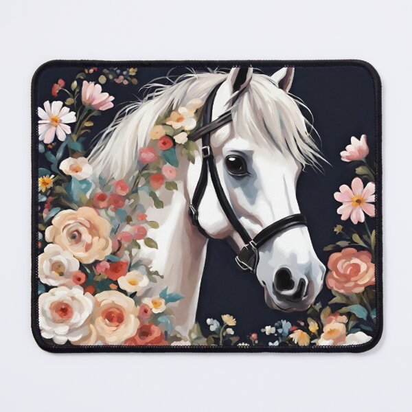 Item preview,  Farm Animals painting horse with flowers matching set designed and sold by FantasyMountain.