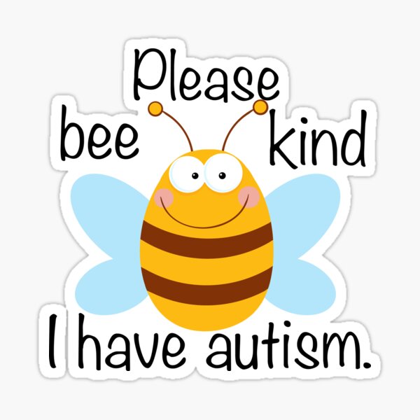 Item preview, Cute Autism Pun - Please Bee Kind designed and sold by Epic Love Designs.