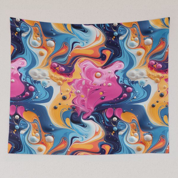 Item preview, Fluid Acrylic Pouring Abstract seamless pattern. designed and sold by Bankza.