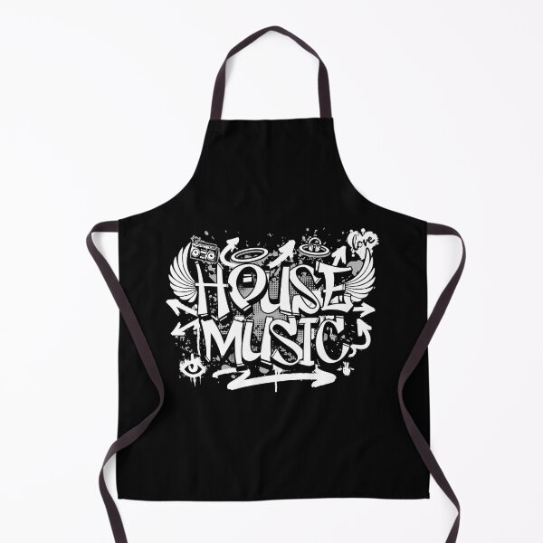 Item preview, HOUSE MUSIC - Graffiti Steez (White/Grey) designed and sold by Discothreadz.