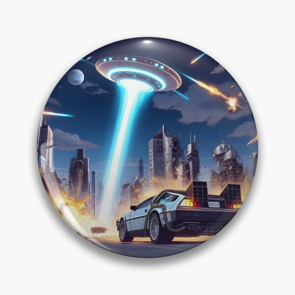 Artikelvorschau, BTTF x Krieg der Welten entworfen und verkauft von GokaiRedbubble.