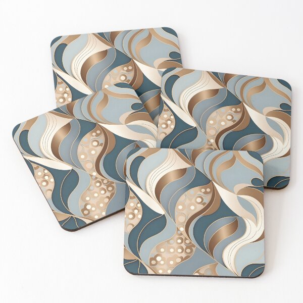 Item preview, Abstract Autumn waves  designed and sold by HofTao.
