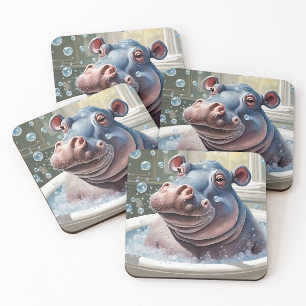 Item preview, African Animals Bubble bath set Hippo designed and sold by FantasyMountain.