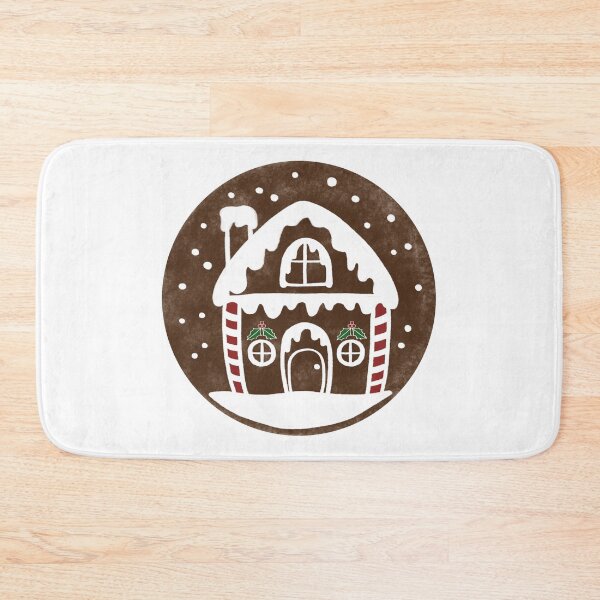 Item preview, Gingerbread Xmas Cookie Candy Cane House  designed and sold by JinJinYoon.