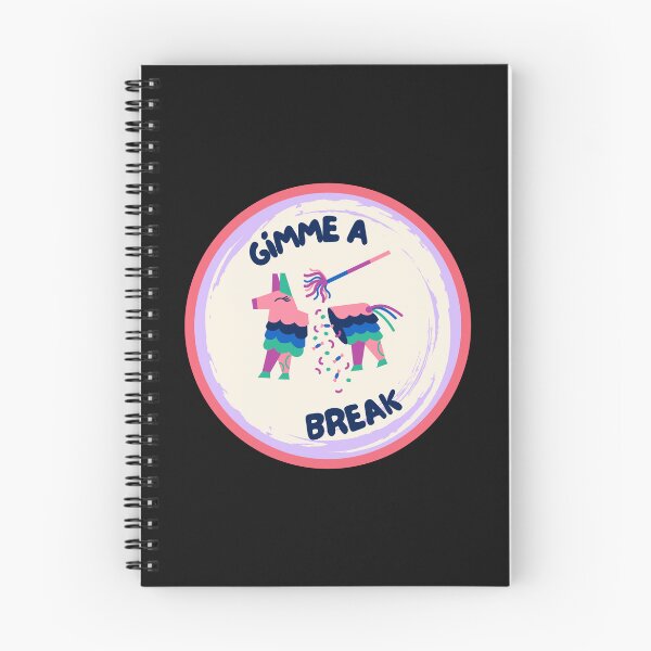 Item preview, Funny Pinata Gimme a Break Pink Blue designed and sold by MyPetMinotaur.