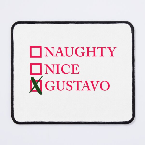 Item preview, Gustavo Rocque Santa's List designed and sold by ArtThatGlitters.