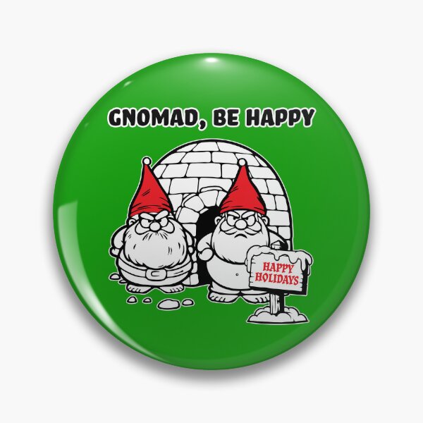 Item preview, Gnomad, Be Happy - Happy Holidays designed and sold by bedenhart.