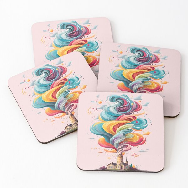 Item preview, Colorful tornado designed and sold by MegDexShop.