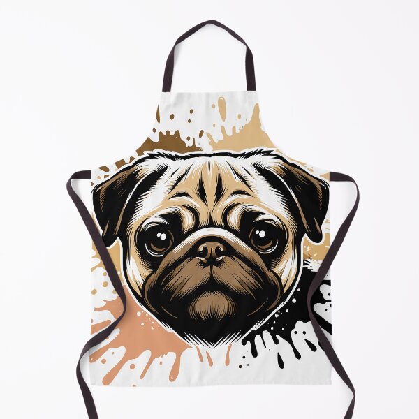 Item preview, Pug Mischief - Expressive Splatter Art designed and sold by RyanBelandres.