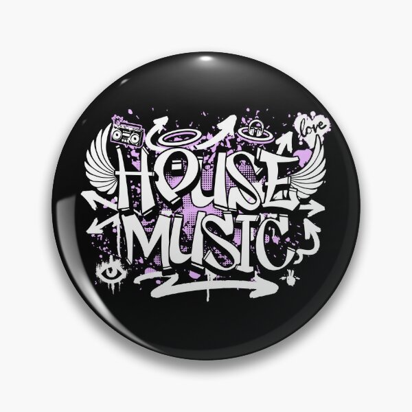 Item preview, HOUSE MUSIC  - Graffiti Steez (Lavender)  designed and sold by Discothreadz.