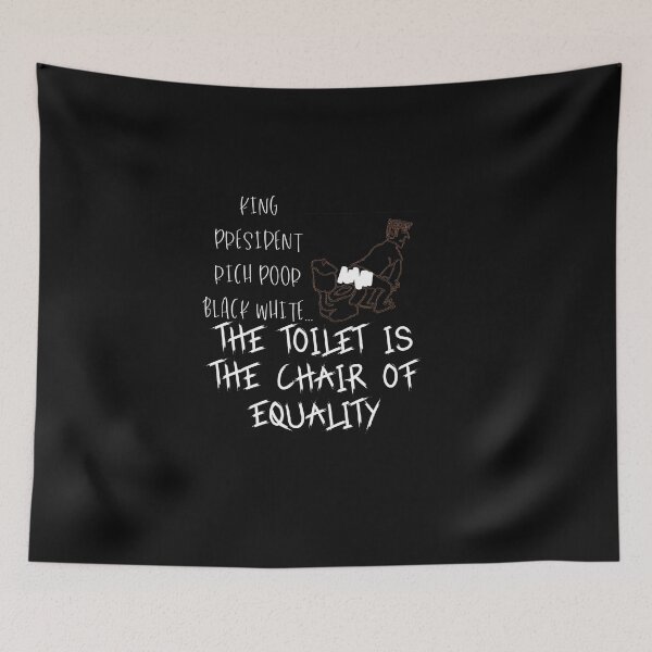 Item preview, the toilet is the chair of equality Shirt, Quote tshirt Ladies or Adult Fit Slogan Positive Motivational designed and sold by Zosef-artist.