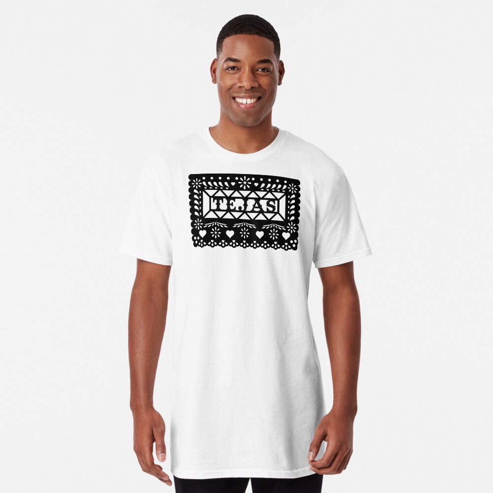 Mexican Paper Art Texas Shirt Texas Shirt Tejas Shirt 