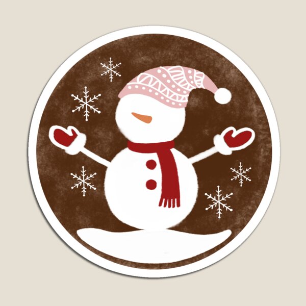Item preview, Gingerbread Xmas Cookie Snowman  designed and sold by JinJinYoon.