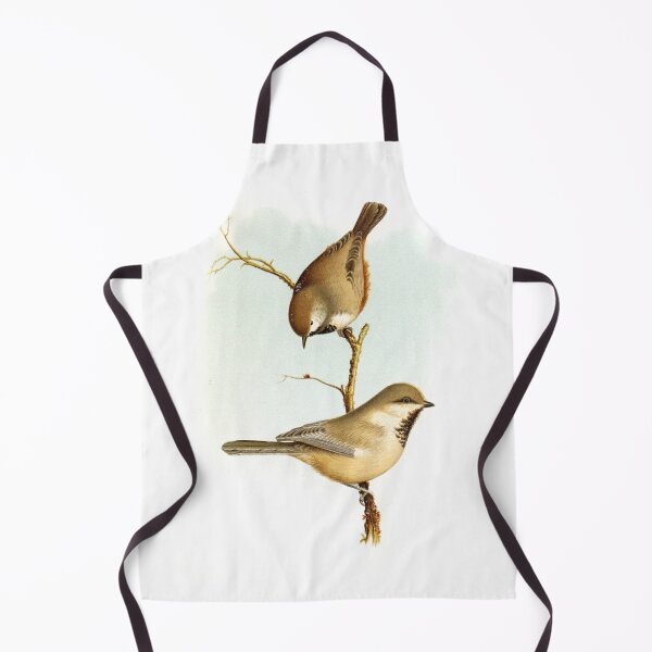 Artikelvorschau, Zwei Boreal Chickadee Parus Hudsonicus Vögel von Alaska Vintage Aquarell Vogelbeobachtung Geschenk entworfen und verkauft von ElegantTeaTime.