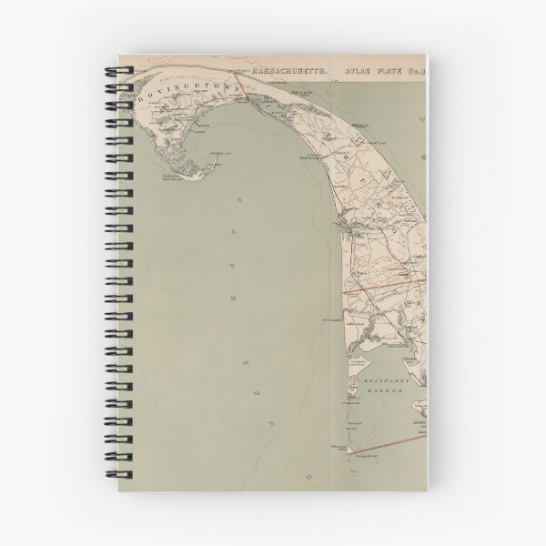 Item preview, Vintage Map of Lower Cape Cod (1891) designed and sold by BravuraMedia.