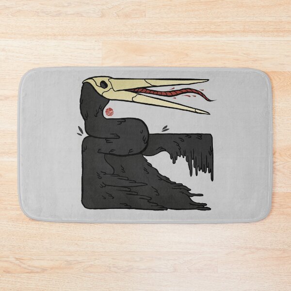 Item preview, Undead Crane, Skull Bird designed and sold by FurtherShoreDesigns.