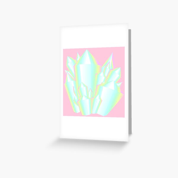 Rainbow Crystal Greeting Card