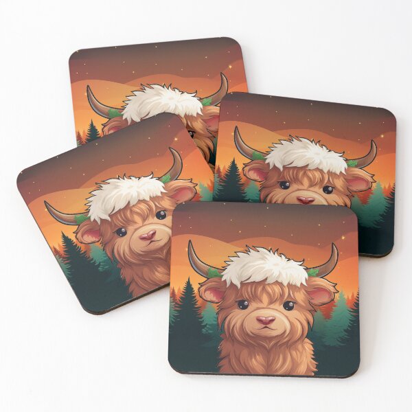 Item preview, Christmas highland cow designed and sold by Covent Vaughn.