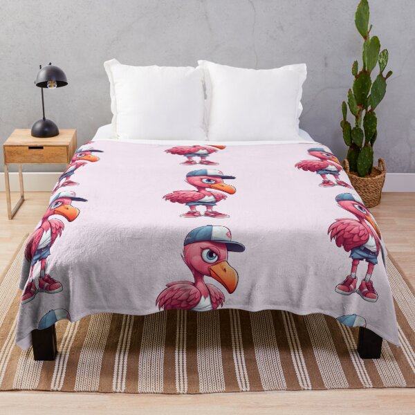 Item preview, Cool Flamingo Wearing a Baseball Cap (Pink) designed and sold by vasetti-press.
