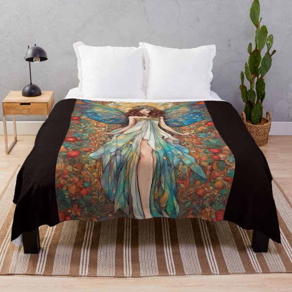 Item preview, Christmas Abstract Fairy No. 003- abstract, fairy nouveau designed and sold by FaerieFusion.
