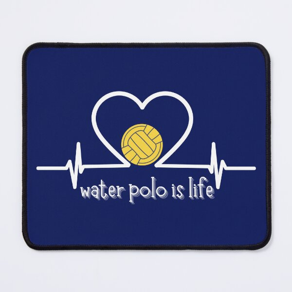Item preview, Water Polo is life,  ball inside heart with heart beat line designed and sold by LDisme.