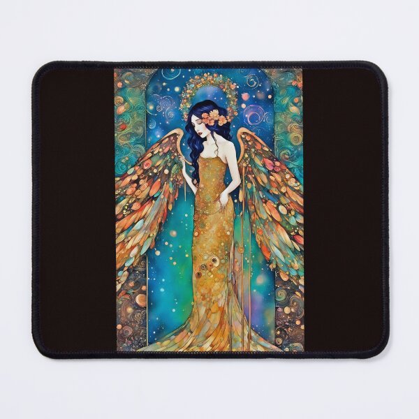 Item preview, Christmas Abstract Fairy No. 004- abstract, fairy nouveau designed and sold by FaerieFusion.