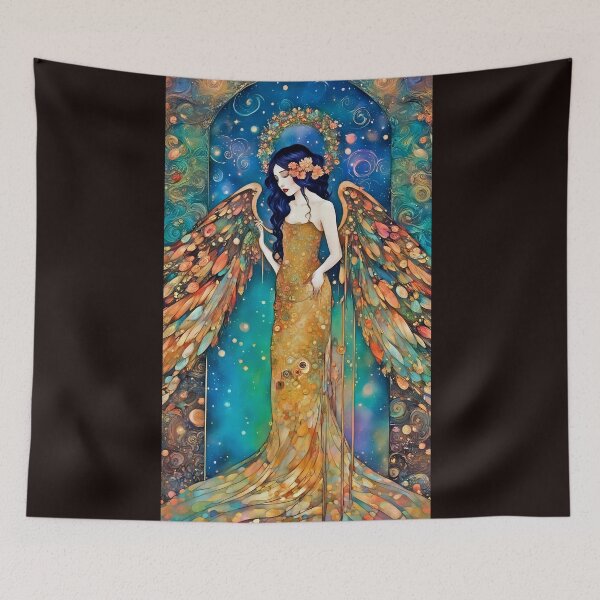 Item preview, Christmas Abstract Fairy No.  004- abstract, fairy nouveau designed and sold by FaerieFusion.
