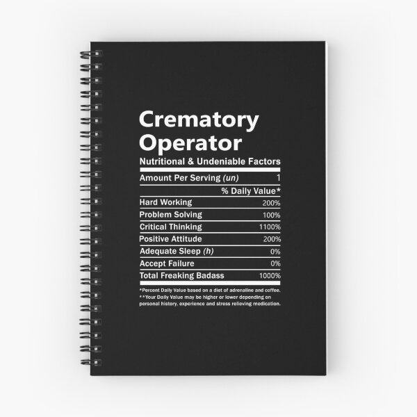 Item preview, Crematory Operator - Nutritional And Undeniable Factors designed and sold by analisanta.