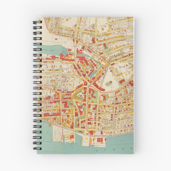 Item preview, Vintage Map of Yonkers NY (1893) designed and sold by BravuraMedia.