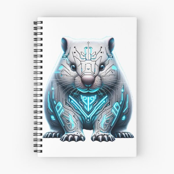 Item preview, Neon Digger - Cyber Wombat  designed and sold by MrAI-Store.
