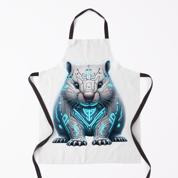 Item preview, Neon Digger - Cyber Wombat designed and sold by MrAI-Store.