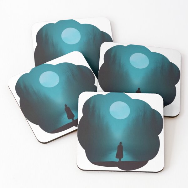 Item preview, Blue man and moonset designed and sold by PaulBlueShop.