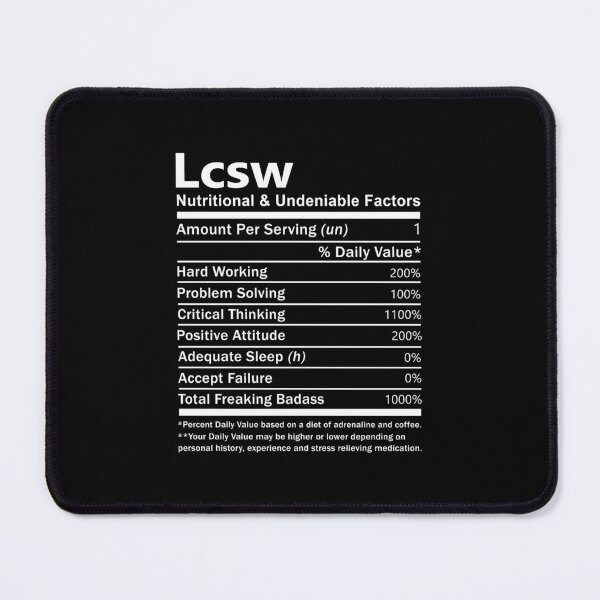 Item preview, Lcsw - Nutritional And Undeniable Factors designed and sold by analisanta.