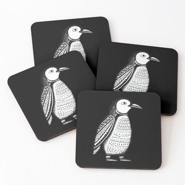 Item preview, Simple Sketch Penguin: Minimalistic Charm on Display designed and sold by hamishby.